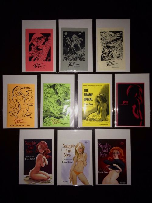  Bruce Timm complete 10 signed sketchbook & sampler collection w/ custom case«Bruce Timm (co-cre