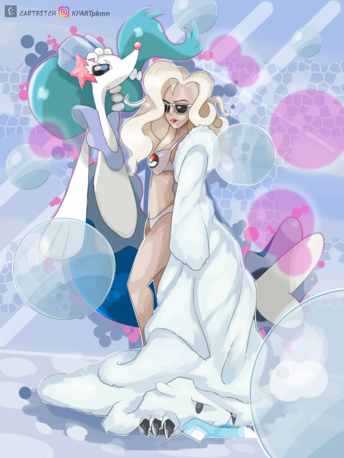 cartbitch: Gaga and Popplio,  Two Beautiful Mermaids