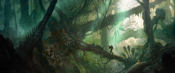 thecyberwolf:  Halo 4 - Concept Art (Part 2) by Michael Pedro CGHUB - Tumblr - Twitter - Facebook