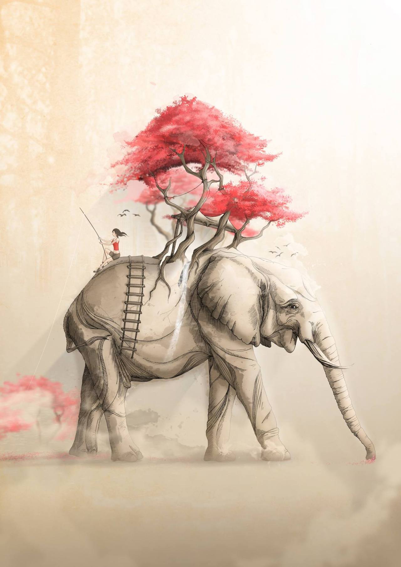 rafapasta:  Los emisarios de los bosques iban tomando forma; nobles bestias de tierra,