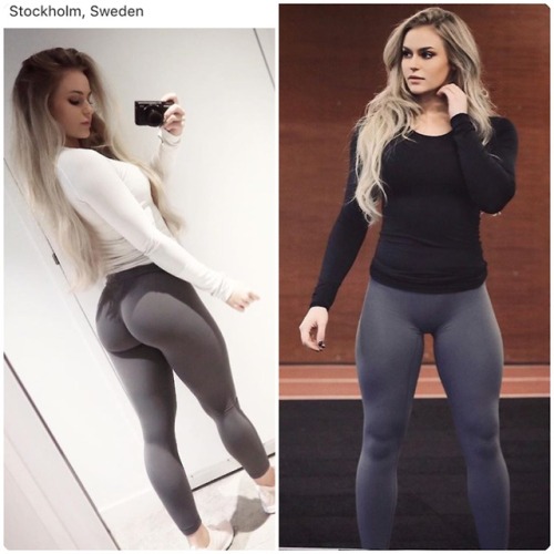 ANNA NYSTRÖM Swedish fitness model and influencer..Cmon guys, who do you think she prefers deep