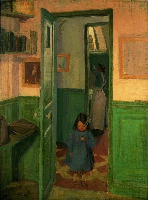 In Sickert’s House   -   Harold Gilman , 1907British , 1876-1919Oil on canvas, 59.7 x 45.7 cm