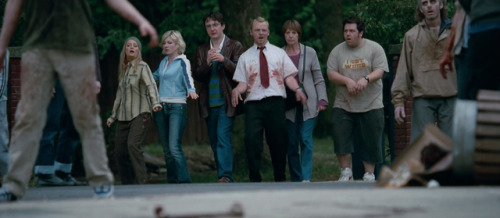 Shaun of the Dead (2004) Dir. Edgar Wright, Cin. David M. Dunlap“You’ve got red on you.”