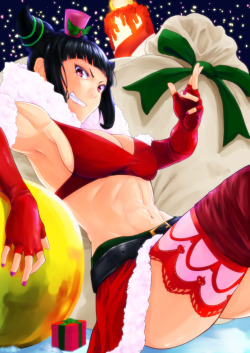 sadisticxxpanda:  urcariscute:  akunohomu: Christmas costume Juri-chan by ボックス (@yokonohou) @sadisticxxpanda  Thank u : )