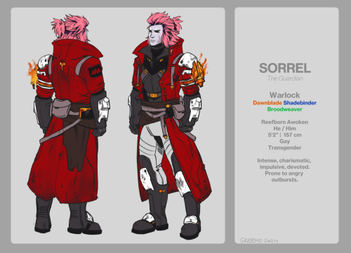Rare "proper" Ref Sheet From Me But If Any Of My Ocs Deserve It, Its Sorrel . Blorbo From My Game And