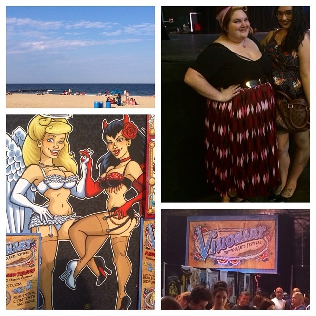 Enjoying the convention with my level 10 pin up princess 🎀💈 @losercitylady