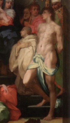 21Primitive:  Rosso Fiorentino | Saint Sebastian (“Pala Dei”, Detail, 1522)