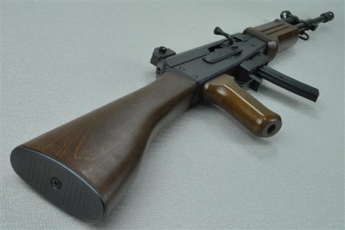 gunrunnerhell:  AP-84 This rifle was made by Armi Jager of Italy and imported by a few companies in the U.S for a very short time. It mimics the Israeli Galil but was available in either .22 LR or .22 Magnum. These are fairly rare in comparison to the