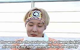 minyoongihoseok:“Hyung, thank you for becoming a member of BTS, thank you for becoming my dependable