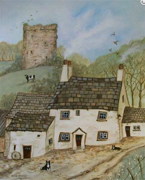 pagewoman:  Arnside Tower Farm, Ambleside, Cumbria  by Janice McGloine