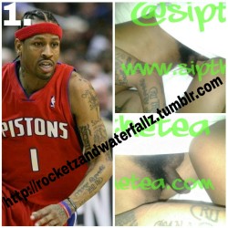 Rocketzandwaterfallz:  Naked Black Male Celebrities (Part 2)  1. Allen Iverson  2.