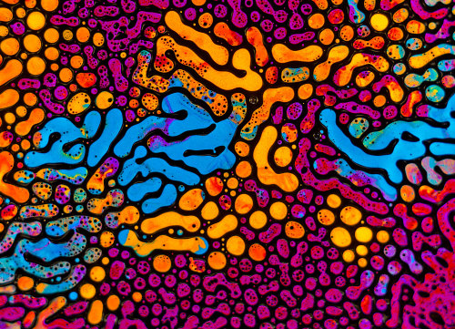 patrickschierer:  Watercolor and Ferrofluid Photographs By Fabian Oefner.