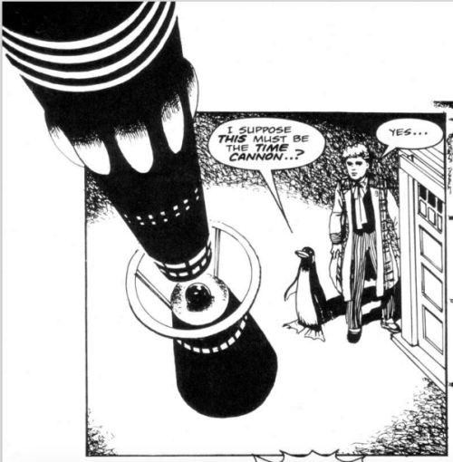 hiswholebohemiansoul:So in the Doctor Who comics… the Doctor and Peri travel with Frobisher&h