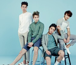 cnbluecl:  150411 CNBLUE The Class 2015 SUMMER Collection Lookbook PART 1*New photos added*  cr yfftwCNBLUE.CL