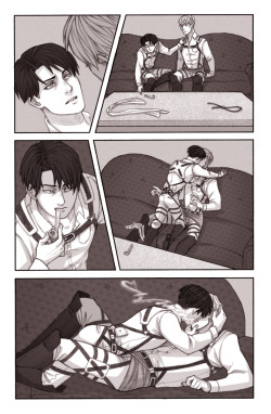 origamically:  There were too many parts of that rp log between stoned-levi and handsome-commander that I wanted to draw, so it somehow ended up like this. (눈‸눈;) You should be reading it if you’re not already, btw. 