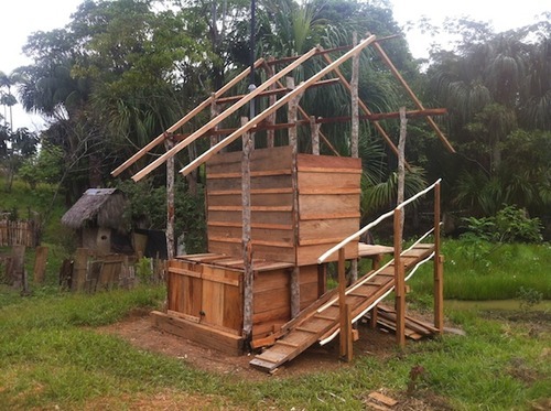 composting toilet in humid tropics iquitos peru
