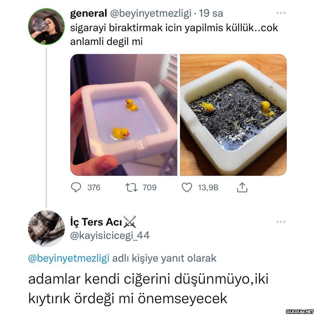 Sigara bıraktıran küllük...