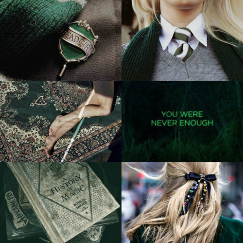 angelhummel:Glee at Hogwarts - Quinn Fabray, Slytherin Cunning ・Adaptable ・Ambitious“The 