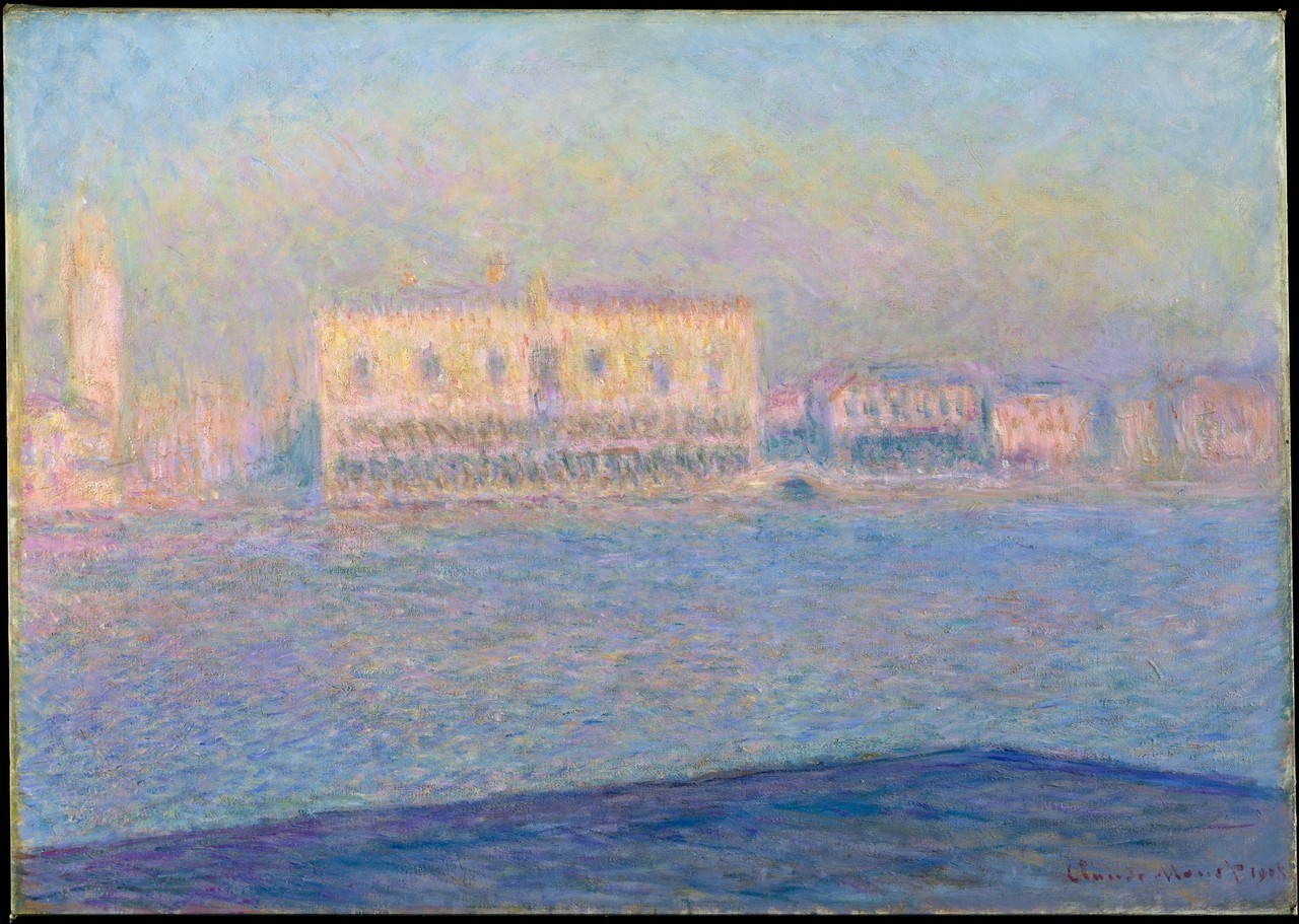 met-european-paintings:
“The Doge’s Palace Seen from San Giorgio Maggiore by Claude MonetGift of Mr. and Mrs. Charles S. McVeigh, 1959 Metropolitan Museum of Art, New York, NY
Medium: Oil on canvas
”