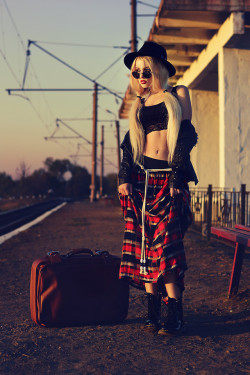 lookbookdotnu:  Crazy train (by Kristina Dolinskaya) 