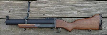 weaponslover:    M79 Grenade launcher     Caliber: 40mm (40x46)Overall length: 737