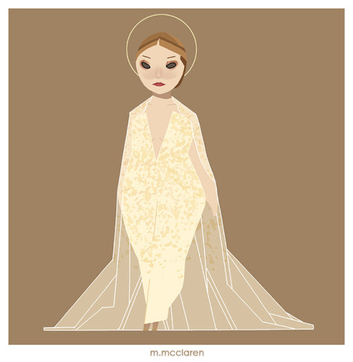 Rosie Huntington Whitely . Met Gala 2018[Description: An illustration of Rosie Huntington Whitely as