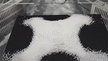 sizvideos:  Controlling sand with sound waves - Video 