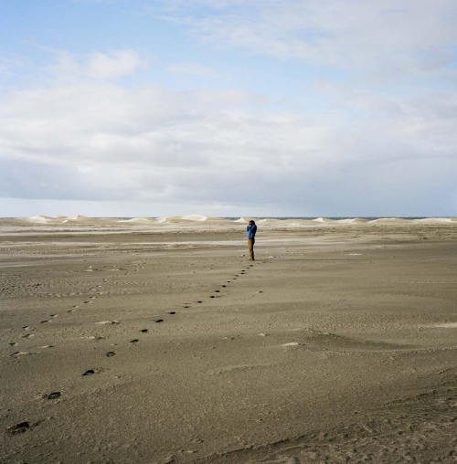 outofreception:  Trevor in the dunes.  