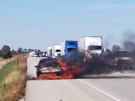 ze-pie:Um.Hi my car fucking exploded.Dont worry im unharmed and safe but uh. Yeah.Uhm