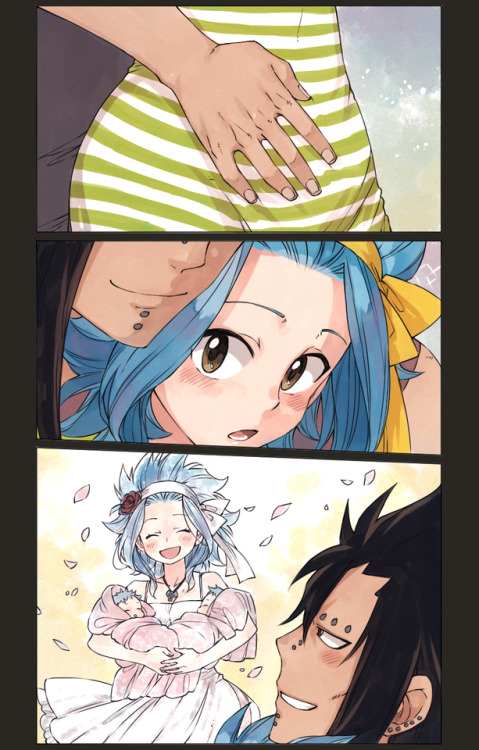 rboz:baby bumpIn which Levy is looking forward to her belly growing and Gajeel is amazed at his wife