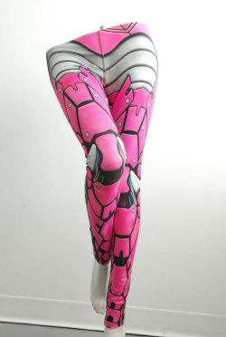 zenx49:  searingshit:  laughingsquid:  Badass Leggings That Look Like Armour  oh my god  I want these SO BAD in orange, black, and white!  Wow wow wow I NEED THIS