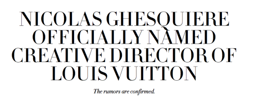 Yay, Ghesquiere!!!!!