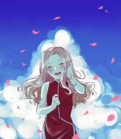 senri-chu:    “ Hey, Did you hear? Sasuke likes girls  with long hair !”twitter 