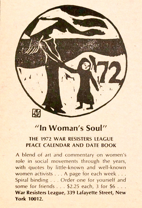 I was struck by the artwork in this ad, which appeared in an issue of the Ann Arbor Sun. So I google