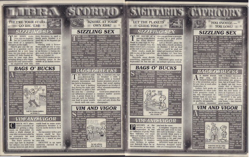  Your weekly horoscope from Weekly World News September 13, 2004 