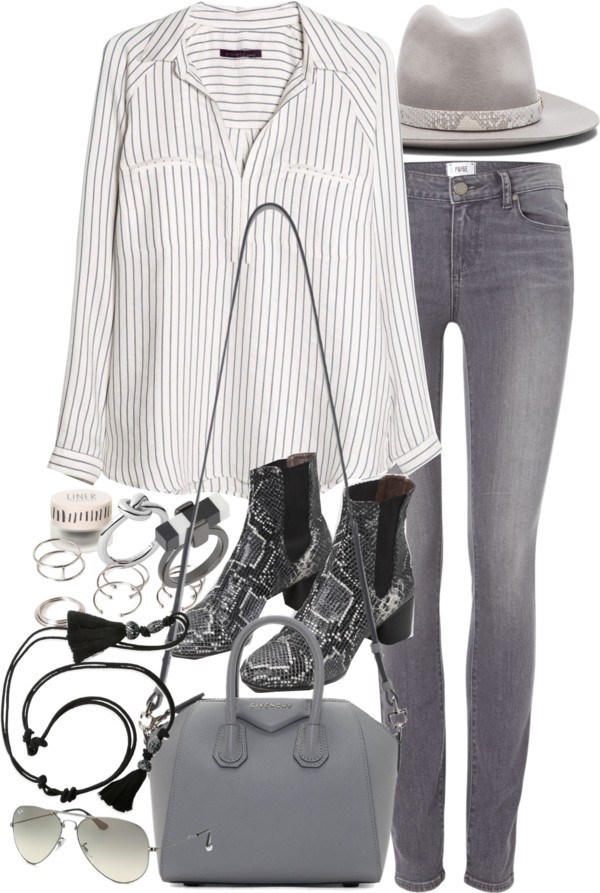 Untitled #7324 by nikka-phillips featuring leather boots
Violeta by Mango striped shirt, 77 AUD / Paige Denim short pants, 435 AUD / Isabel Marant leather boots / Givenchy duffle bag, 2 285 AUD / Topshop ring, 17 AUD / Forever 21 jewelry, 8.39 AUD /...