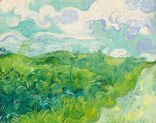 tierradentro:“Green Wheat Fields, Auvers”, 1890, Vincent van Gogh.