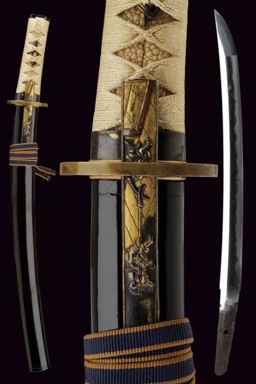 Wakizashi attributed to Noshu Jumbo, Japan, mid 17th century.from Czerny’s International Aucti