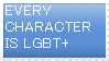 every character is lgbt