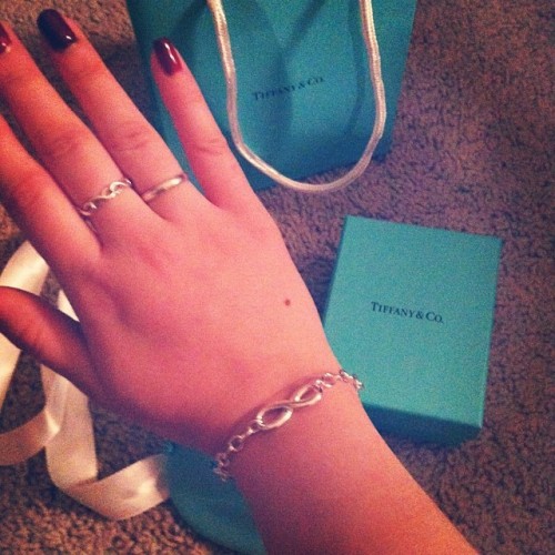 LOVE #infinity #bracelet #tiffanyandco #love #jewelry #christmas