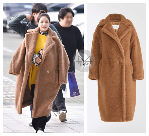 181206 Solar | SBS Cultwo Show RadioMax Mara: teddy bear icon coat - $3690© 겨울동화