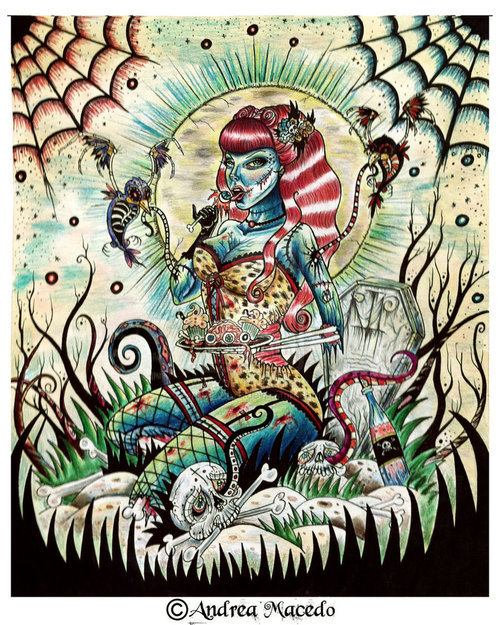 zoestars:  Artist: Andrea Macedo 