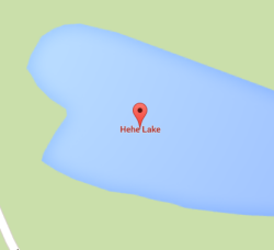Little known fact: this lake is fed by the
