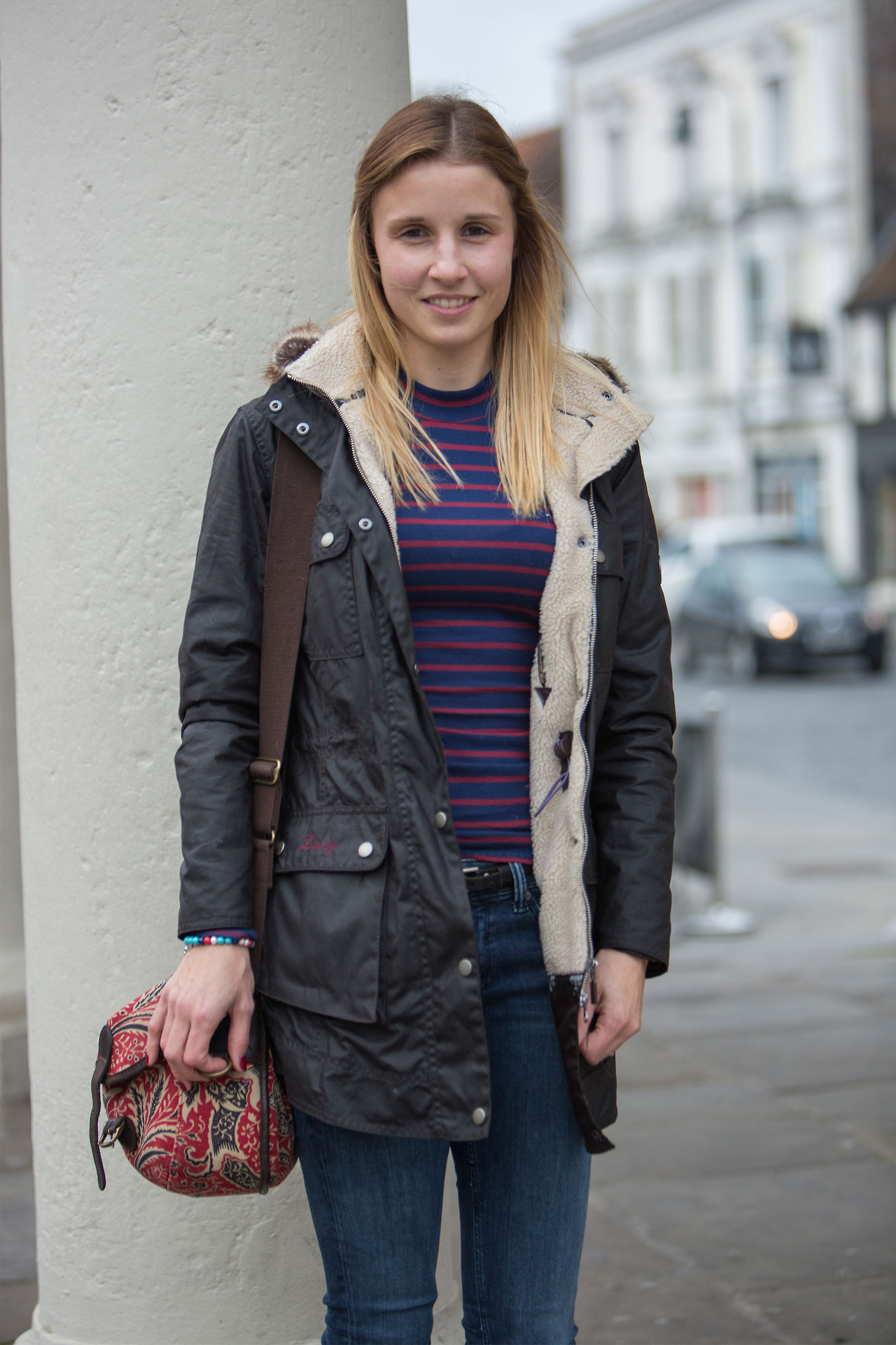 Afwijken knal magnetron Barbour People — We spotted Lucy wearing her Barbour Carribena Wax...