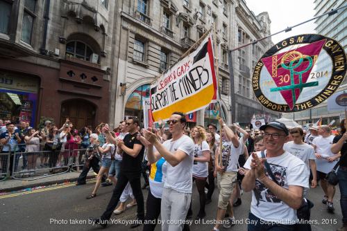 as76ie: LGSM Bloc, Pride in London 2015 | © Jun Yokoyama Jun Yokoyama, an LGSM’s ‘o