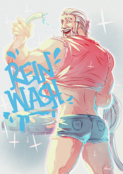 Superkamiokande:  Carwash Reinhardt For @Kindofdistracting !!