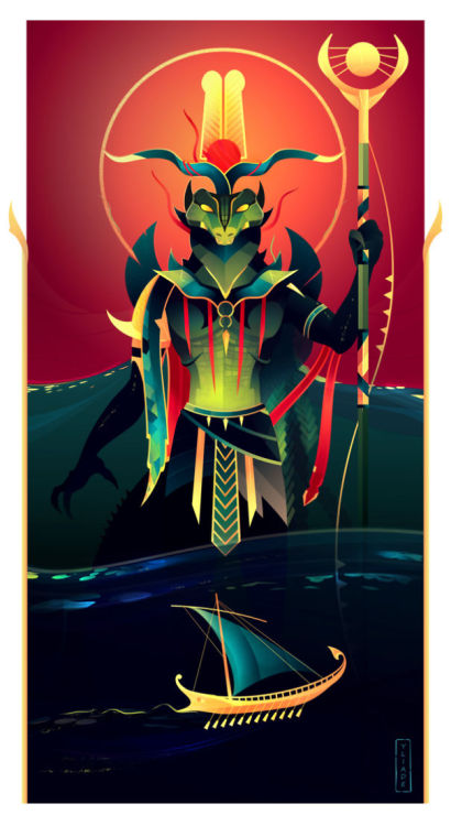 reapercollection:  Egyptian gods by Yliade