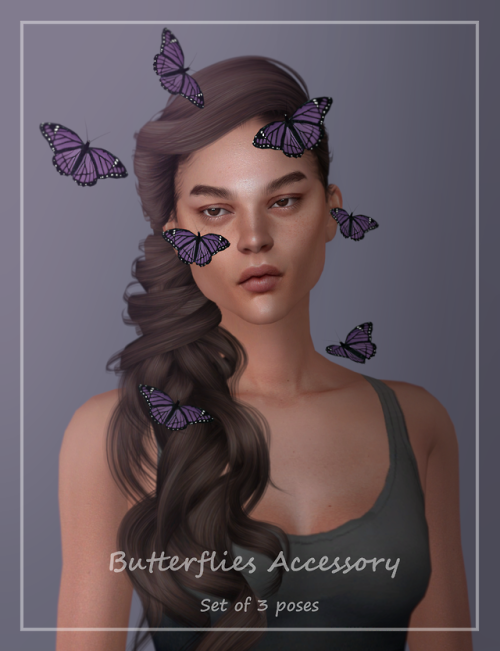 simmeraddiction83: Butterflies Accessory:  . Female/ Male  . 8 Swatches  . Glasses category  Butter