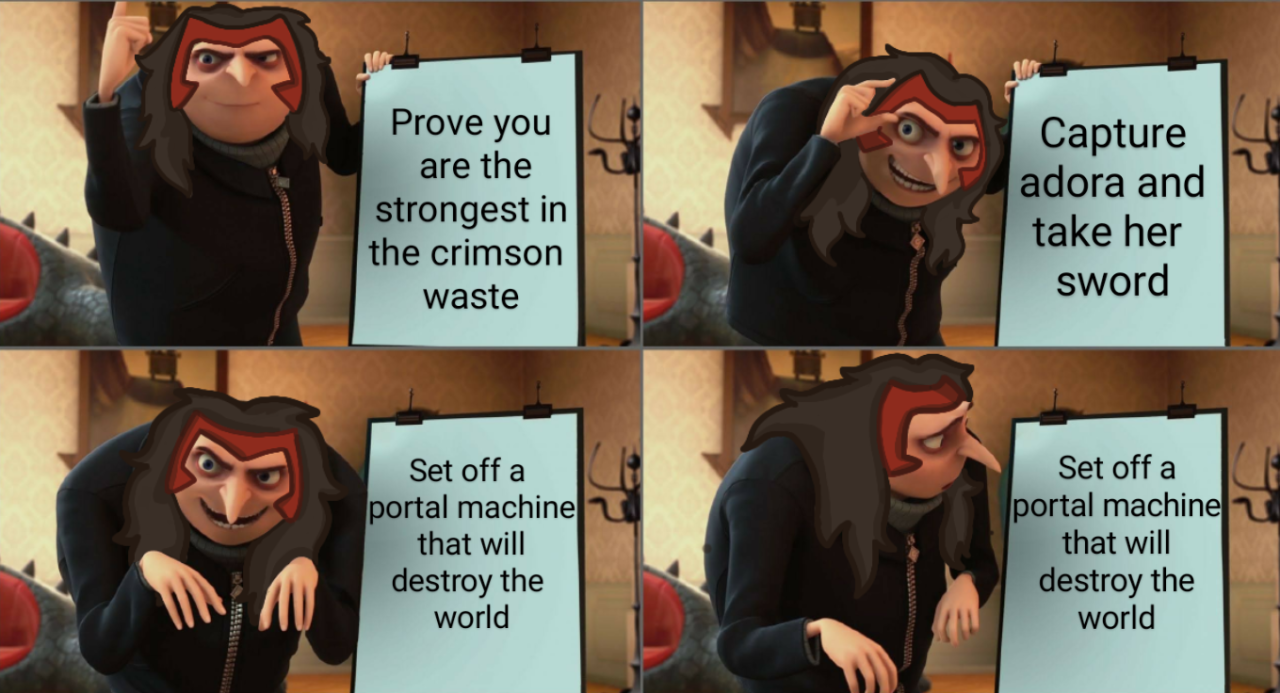 Pokemon Gru Meme Template