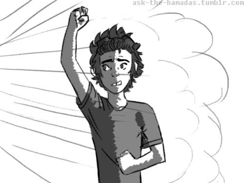 ask-the-hamadas:  Hiro: The arm incident. Moral of the story: Tadashi is terrifying when angry.
